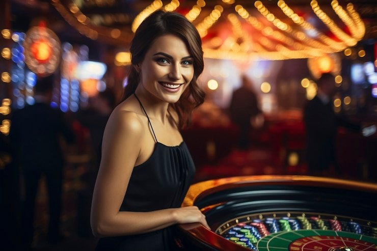 Permainan roulette dengan streaming video HD Tampilan roulette Habanero